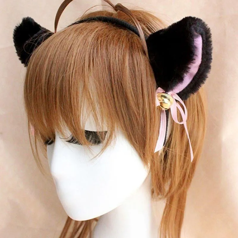 

Cute Cat Ears Pattern Headband For Women Girls Anime Cosplay Hairband Party Headwear Ears On The Head Fashion Hair Accessories