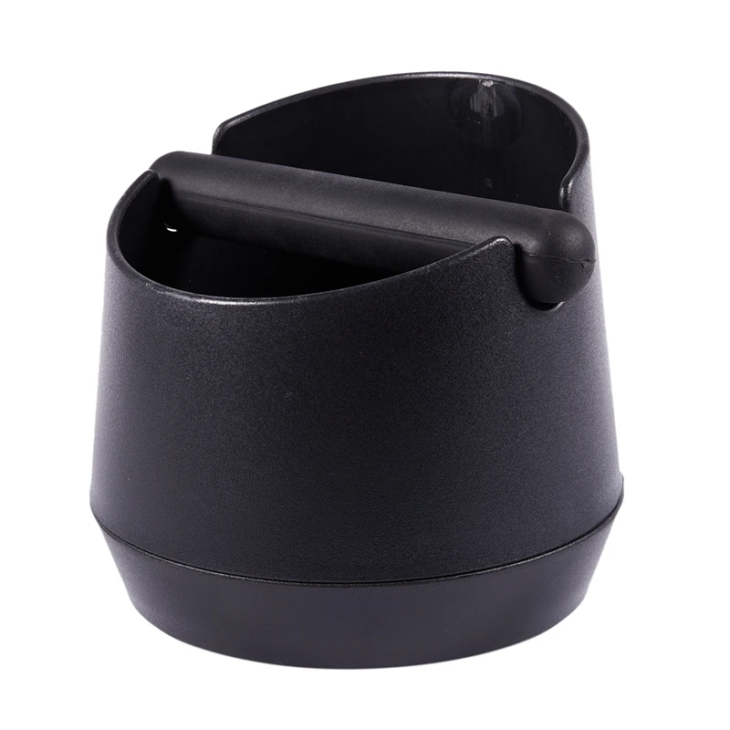 

ABS Coffee Knock Box Espresso Grounds Container Residue for Barista with Handle Coffee Residue Bucket Grind Waste Bin Black