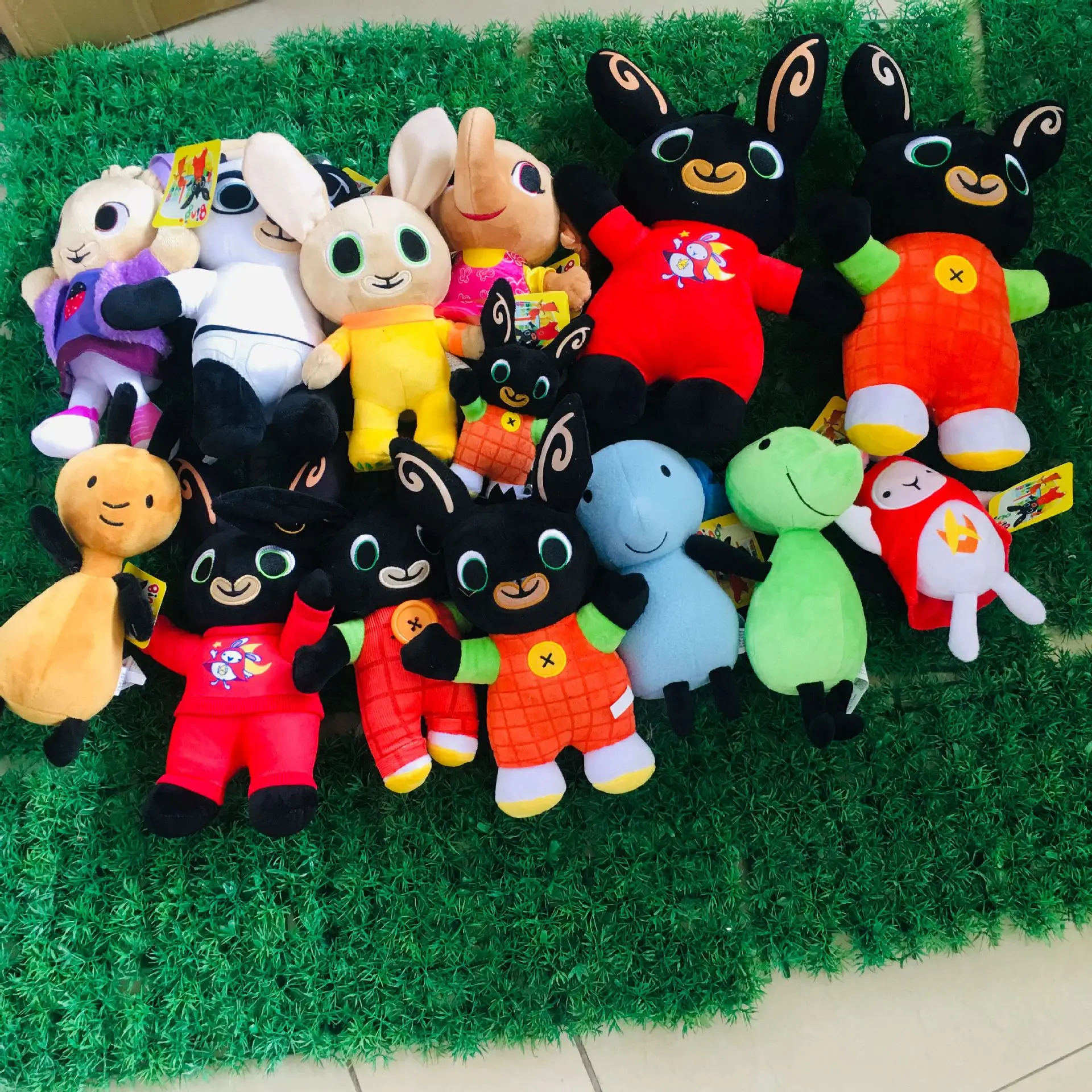 Bing Bunny плюшевая игрушка подвеска зажим Брелок Bing Bunny кукла игрушка Hoppity Voosh чучело Панда Кролик игрушка для рождественских подарков