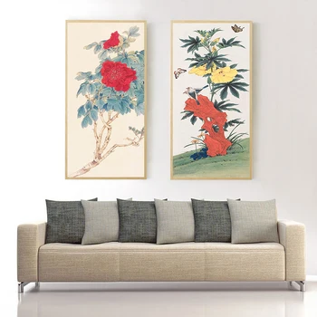 

paint by number art painting by numbers Chinese painting in non-dark floral painting home corridor decorative painting