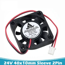 Gdstime – ventilateur de refroidissement pour imprimante 3D, 2 pièces, 24V DC, 2 broches, 4010, 4cm, 40mm, 40x10mm, flux Axial, boîtier sans balais