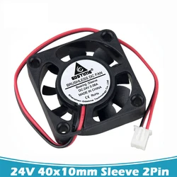 Gdstime – ventilateur de refroidissement pour imprimante 3D, 2 pièces, 24V DC, 2 broches, 4010, 4cm, 40mm, 40x10mm, flux Axial, boîtier sans balais 