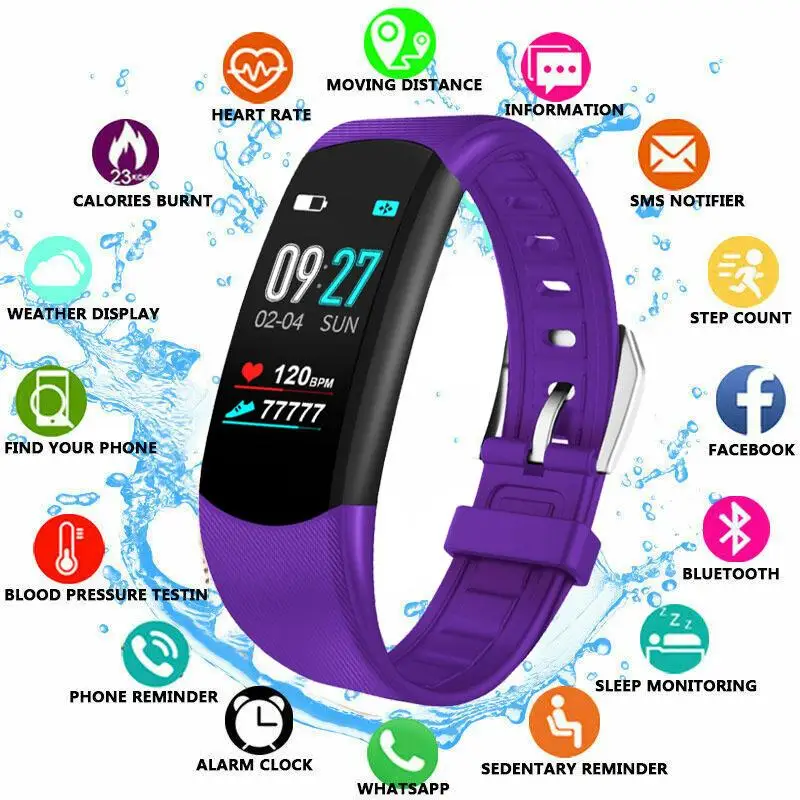 

C5 New Smart Watch Men Women Heart Rate Monitor Blood Pressure Fitness Tracker smart bracelet Sport watch for ios android