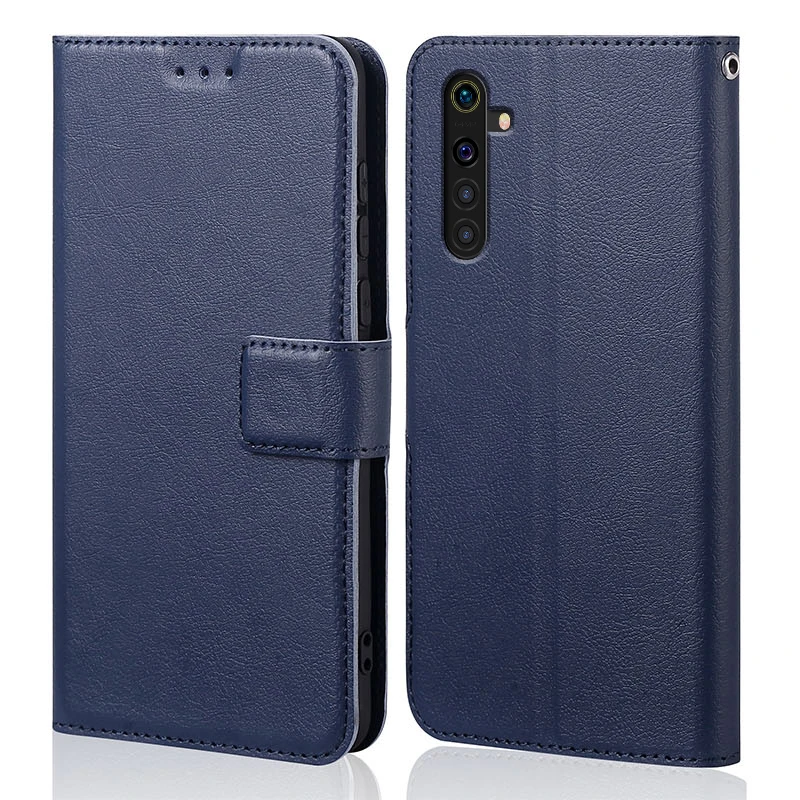 

Чехол-книжка для OPPO Realme XT, кожаный и силиконовый чехол-подставка для OPPO Realme X2