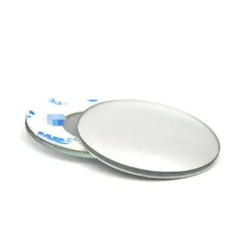 

1 Pair Car Blind Spot Mirrors Frameless Glass Convex Wide Angle 360 Rotatable Adjustable Stick-On Rear View Mirrors