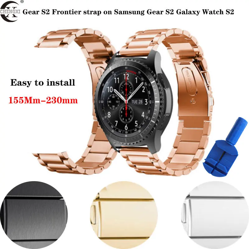Ремешок для samsung Galaxy Watch 46 мм gear S3 GT Huami 22 мм плетеный кожаный браслет из нержавеющей стали сменный ремешок для часов