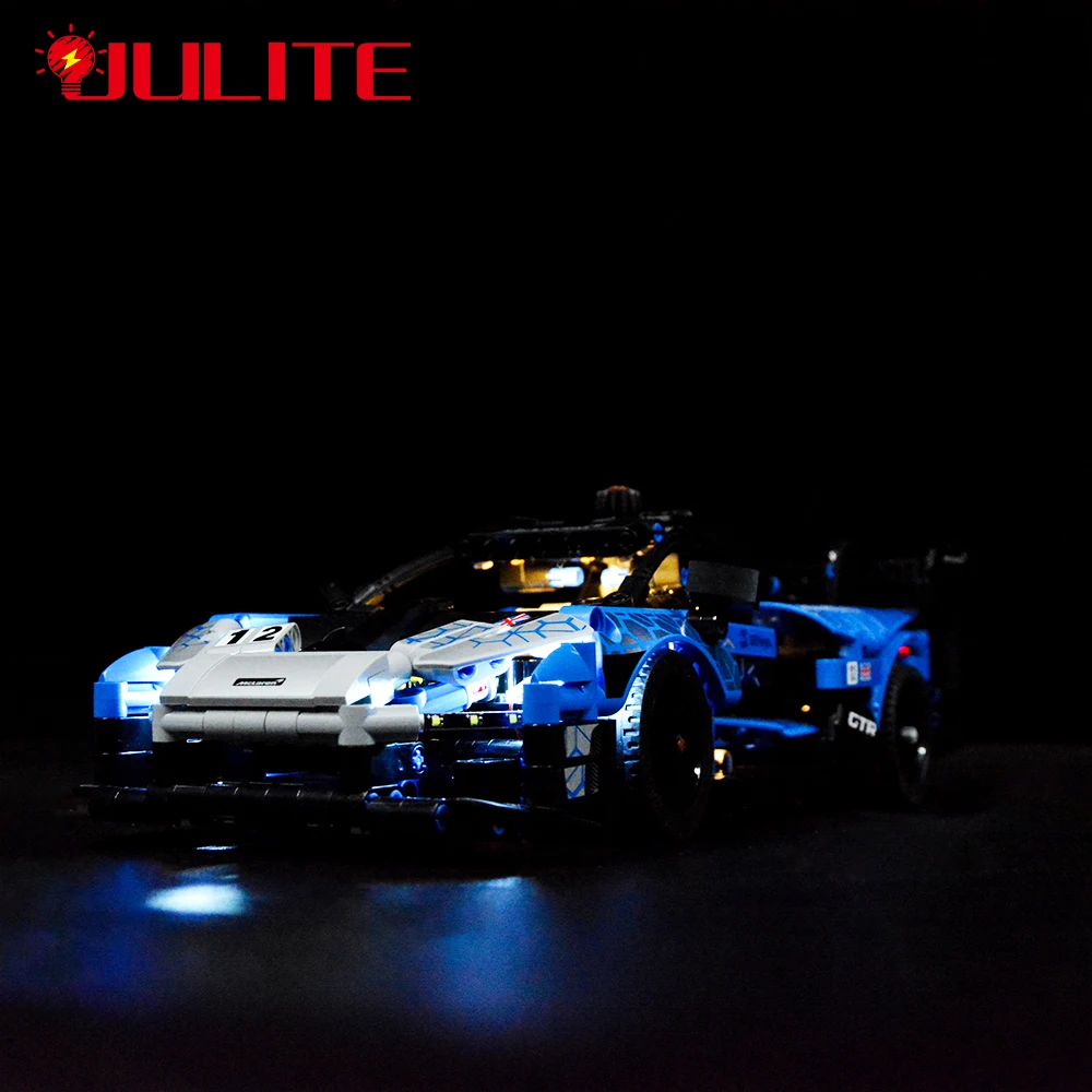 Светильник для 42123 Technic McLaren Senna GTR модель автомобиля набор игрушек сделай сам