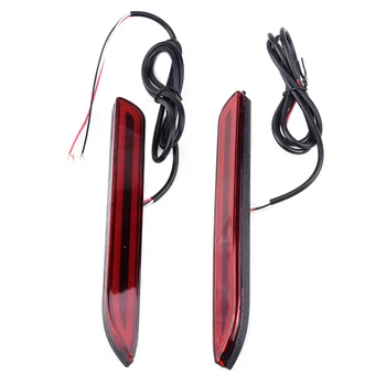 

ABS 1Pair Car Rear Fog Lamp Bumper LED Brake Light Red Fit for Toyota RAV4 2019 2020