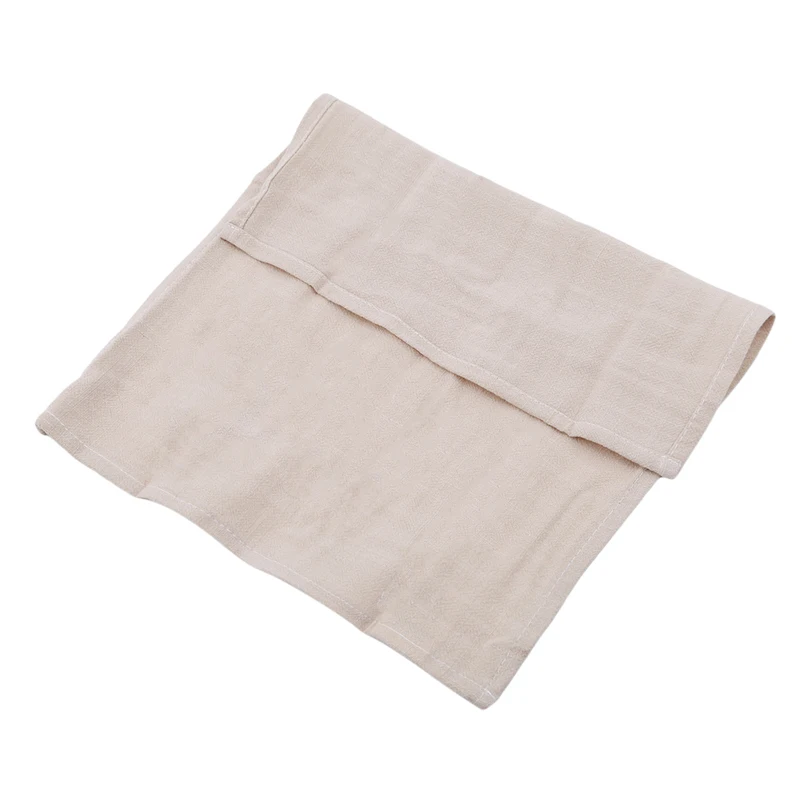 beige white Хлопчатобумажная льняная салфетка для стола носовой платок из полиэстера ткань для закусочной вечерние рождественские прочная чашка салфетки для посуды настольные декоративные - Цвет: beige white
