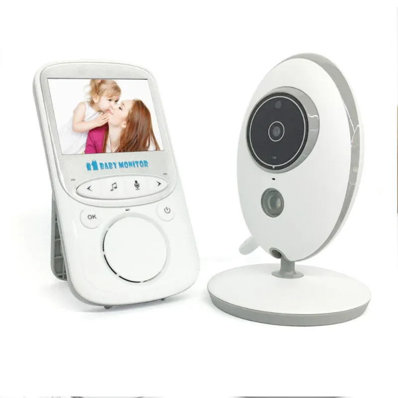  Wireless LCD Audio Video Baby Monitor VB605 Radio Tata Musica Citofono IR 24h Portatile Macchina Fo