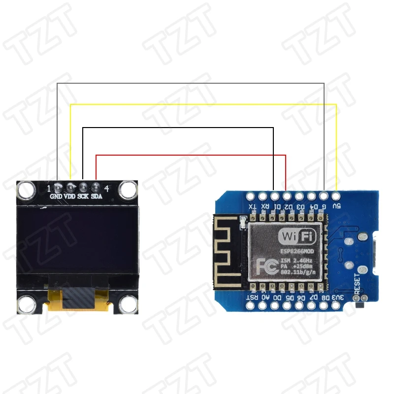 WeMos D1 Mini Pro V3.0 NodeMcu 4 MB/16 MB Bytes Lua WIFI Internet of Things Entwicklungsboard basierend auf ESP8266 CH340G Nodemcu V2 – Detail 13