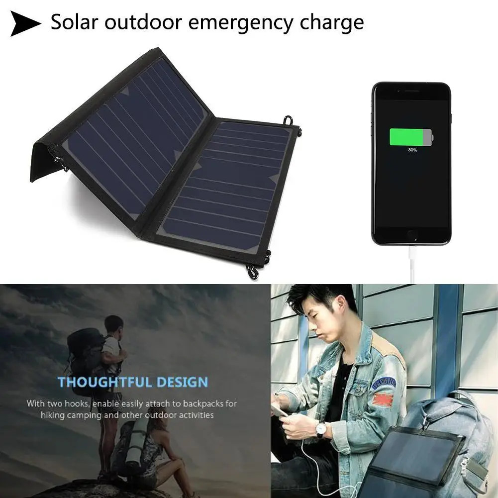 

30W Outdoor Sun-power Solar Folding Charger Panel 5V Portable Fast Charge Solar Charger Solar Charger 30W Solar Charger 5V