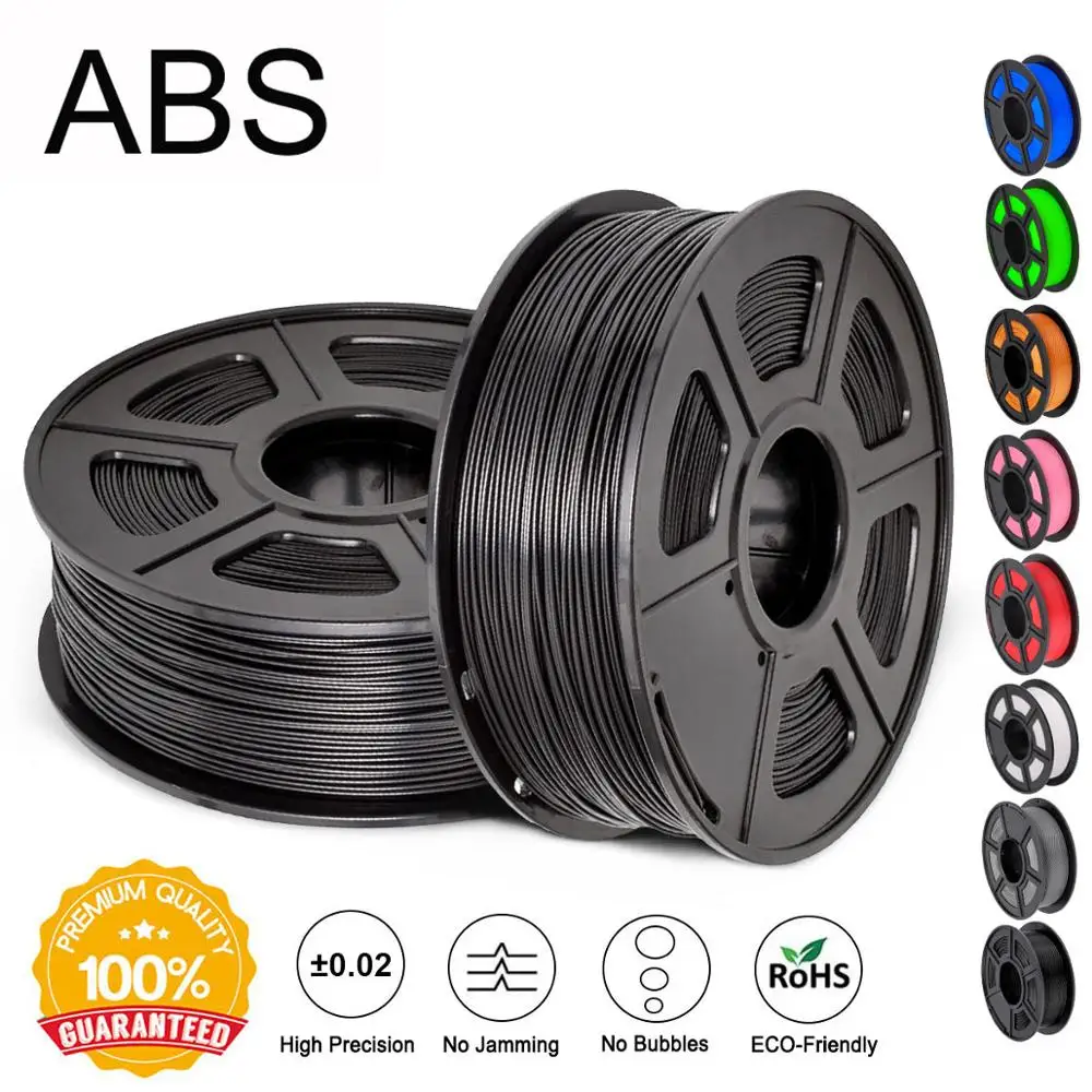 

3d printer filament new free ship SUNLU 3D Printer Filament ABS 1.75mm 1KG/2.2LB Spool with High Strength and Multi-color