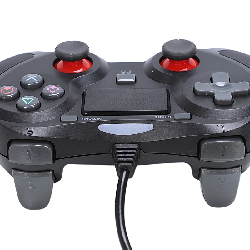 Для PC/PS4/PS3 Smart USB проводной игровой контроллер, Вибрационный геймпад джойстик