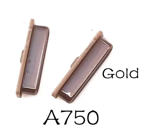 10 шт./партия для samsung A10 A105F A20 A205F A30 A305F A40 A405 A50 A750 сбоку Мощность вкл/выкл кнопка переключения звука кнопка переключения клавиш - Цвет: A750 Gold