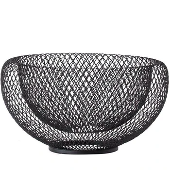 

Nordic Creative Minimalist Fruit Basket Living Room Decoration Fruit Drain Basket Home Iron Fruit Bowl Storage Basket Organizer