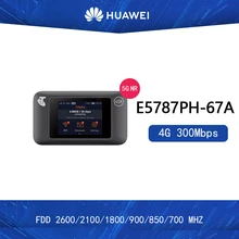Разблокированный huawei e5787 E5787Ph-67a LTE Cat6 300 Мбит/с мобильный WiFi точка доступа 4G портативный маршрутизатор 3000 мАч батарея+ 2 шт антенна