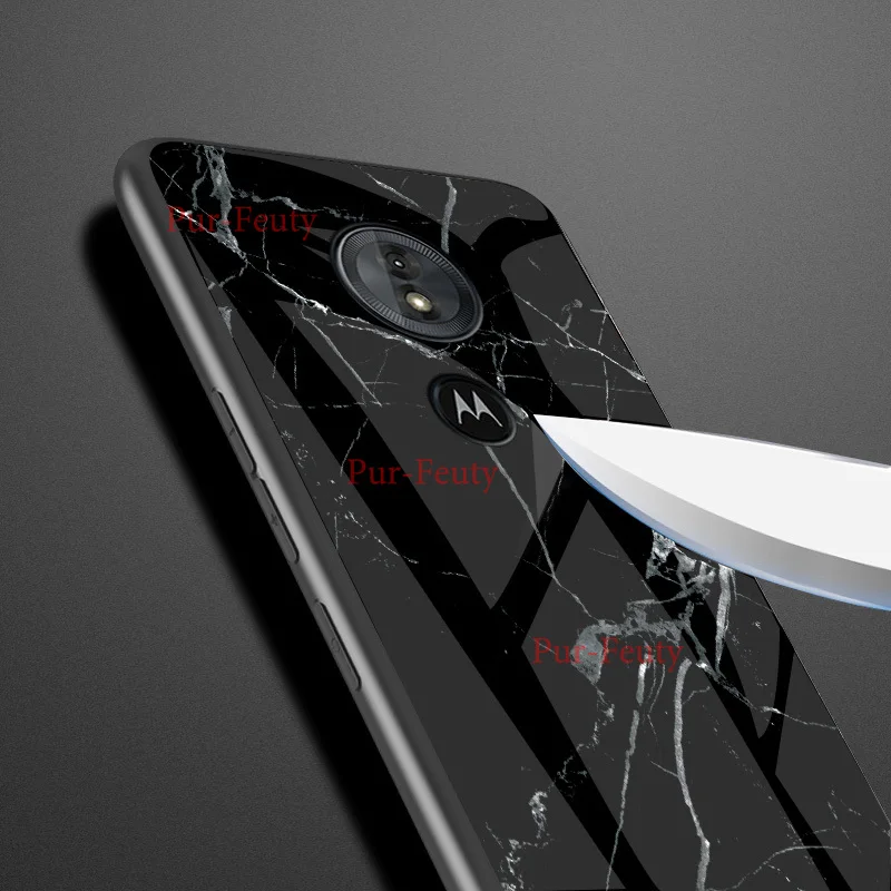 Для Motorola Moto G6 XT1925 G5S Plus чехол с мраморным глянцевым закаленным стеклом противоударный жесткий чехол для телефона для Motorola Moto G6Play чехол