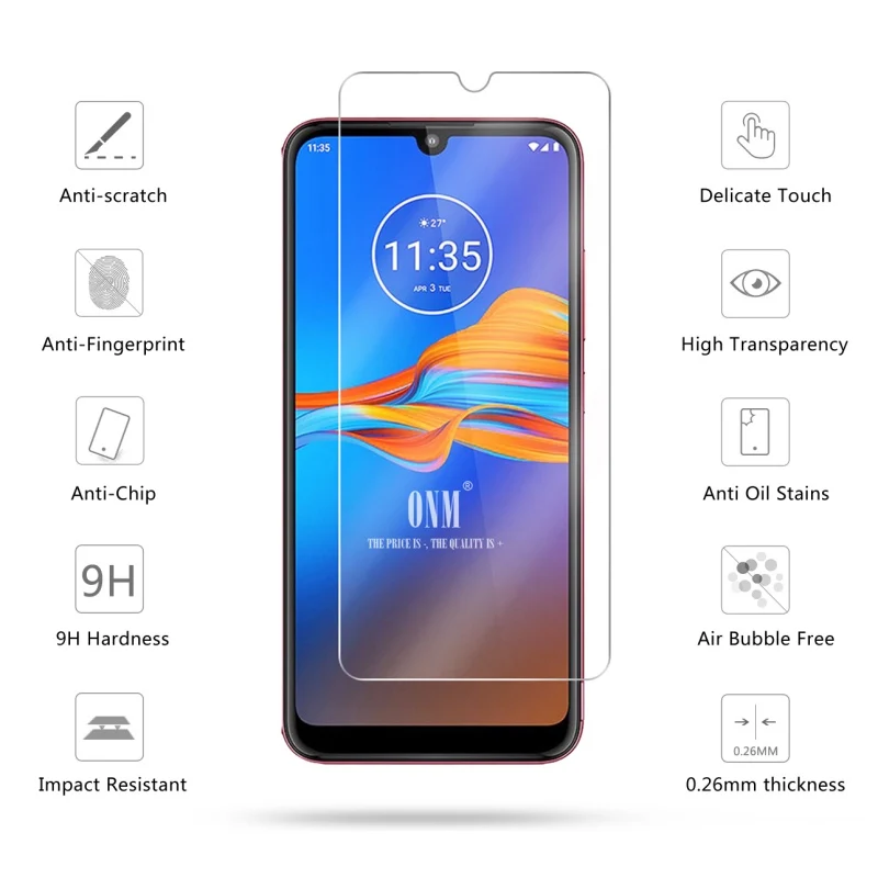 2 шт закаленное стекло для Motorola Moto E6s стекло протектор экрана 9H закаленное стекло для Motorola Moto E6 Plus защитная пленка