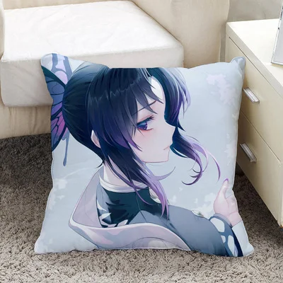Армейский зеленый Customized Anime Demon Slayer Kimetsu No Yaiba Kamado Tanjirou Cosplay Prop Pillow Plush Dolls - Цвет: Армейский зеленый