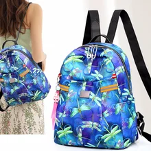 Стиль с принтом ночник рюкзак женская школьная сумка экспорт кампус корейский стиль Европа и Америка повседневный тренд 2