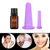 3pcs Silicone Body Facial Massage Set For Face Neck Back Eyes Massage Cans Anti-cellulite Massager Suction Cup Treatment 5
