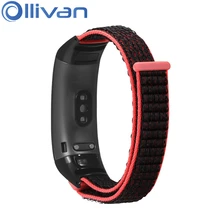 OLLIVAN Stick нейлоновая петля ремешок на запястье для huawei Honor Band 5 4 браслеты для Honor Band 4 Band 5 ремни Красный