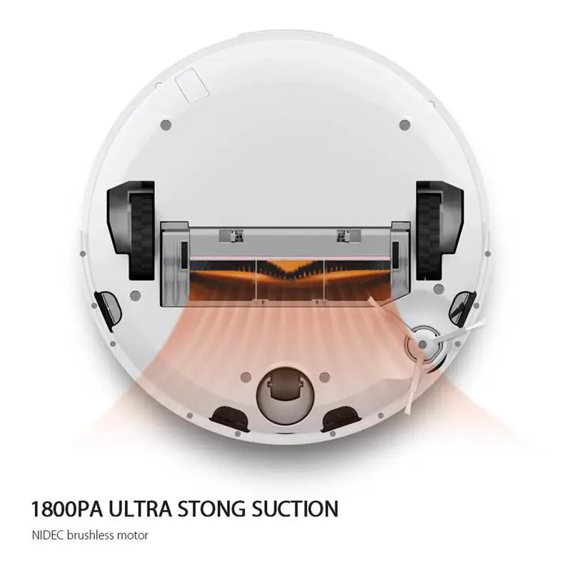 XIAOMI MIJIA MI Robot Vacuum Cleaner For Home Filter Dust Sterilize 1800PA Automatic Sweeping Smart Planned WIFI APP Remote