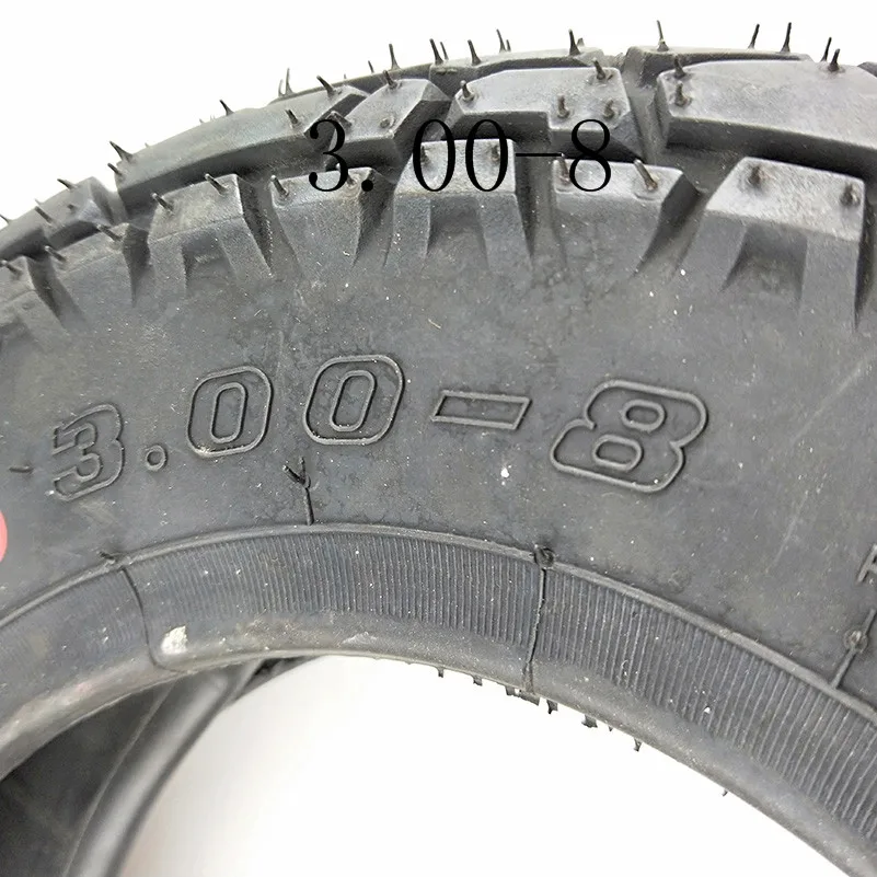 Супер 3,00-8 внутренняя и внешняя шина 3,00-8 Трубная шина подходит для газовых и электрических скутеров складские транспортные средства мини мотоцикл - Цвет: outer tire