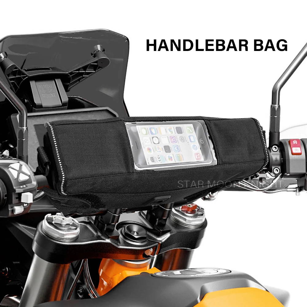 ADV Bolsa de almacenamiento impermeable para manillar de motocicleta, bolsa de de viaje para accesorios de moto, para Duke Adventure 890, 890, 200, 250| - AliExpress