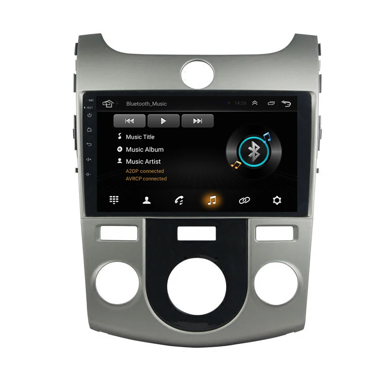 Best 9" 2.5D IPS Android 9.1 Car DVD Multimedia Player GPS for KIA Forte Cerato 2008 09 2010-2012 car radio DSP32EQ stereo navigation 20