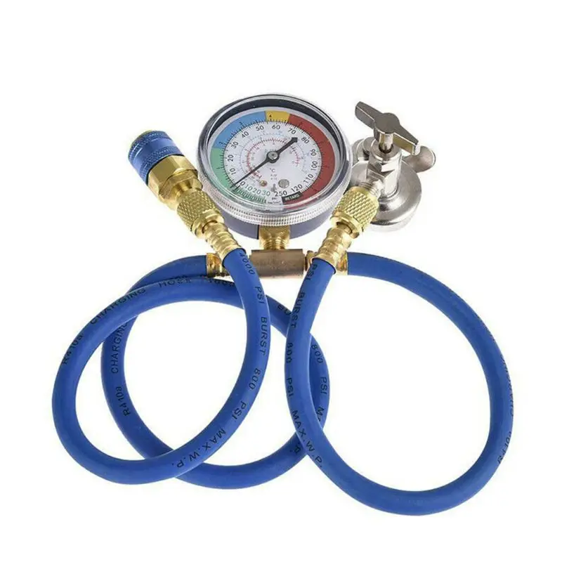A/C R134 A Refrigerant Recharger Hose Low Pressure Car Air Conditioning Gauge