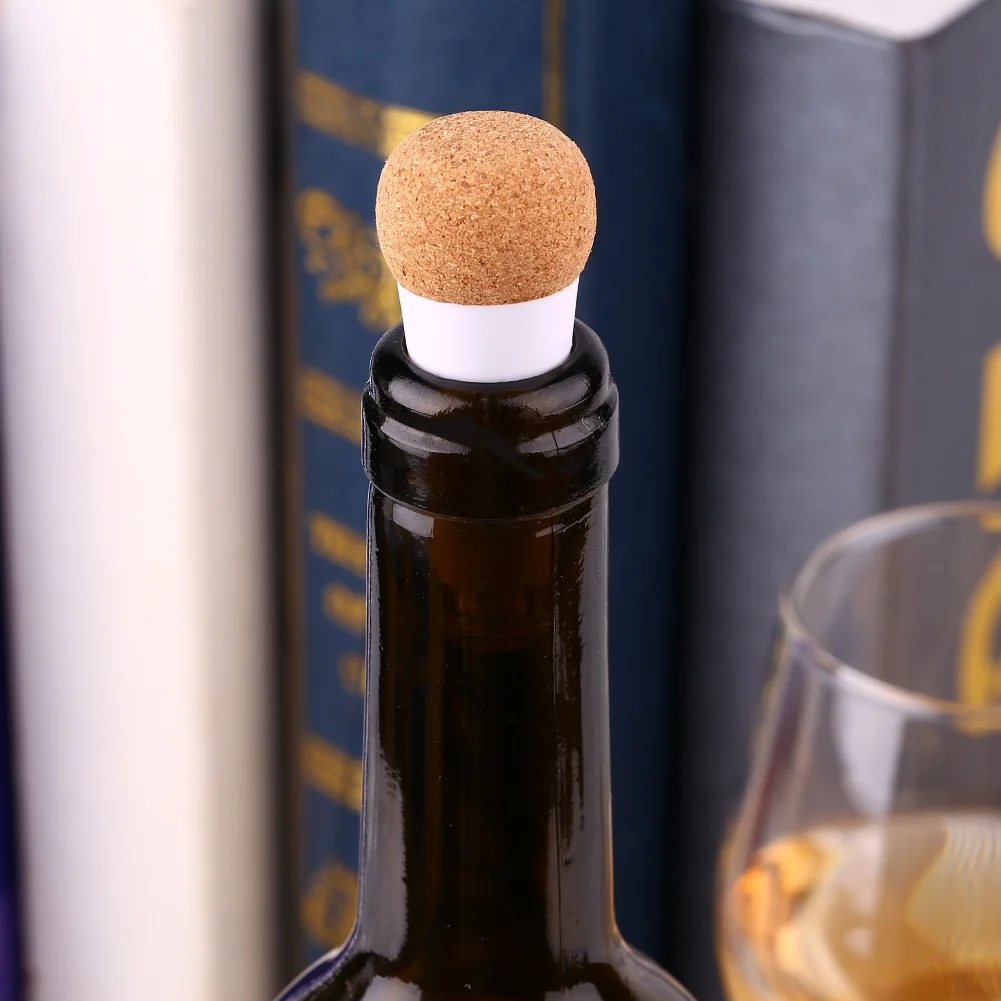 

Rechargeable USB Round Cork Stop Bottle Stopper Wine LED White Light Lamp Event*