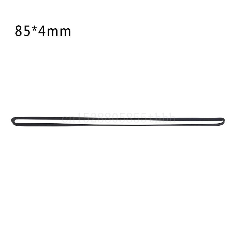 Durable 4mm Wide Rubber Flat Turntable Belt Replacement