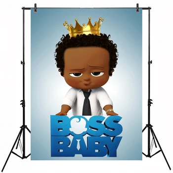 

Little Man Boss Diadema Baby Birthday Party Backdrop For Photo Studio Baby Shower Theme Photography Backgrounds 7x5FT Vinyl