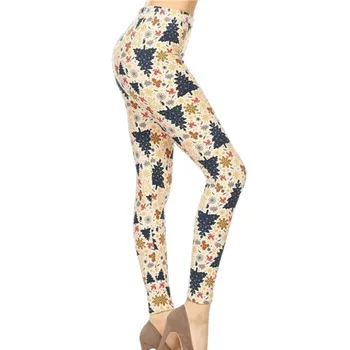 

Women Christmas Leggings Casual Elasticity Skinny Printed Stretchy Pants Leggings Trouser x