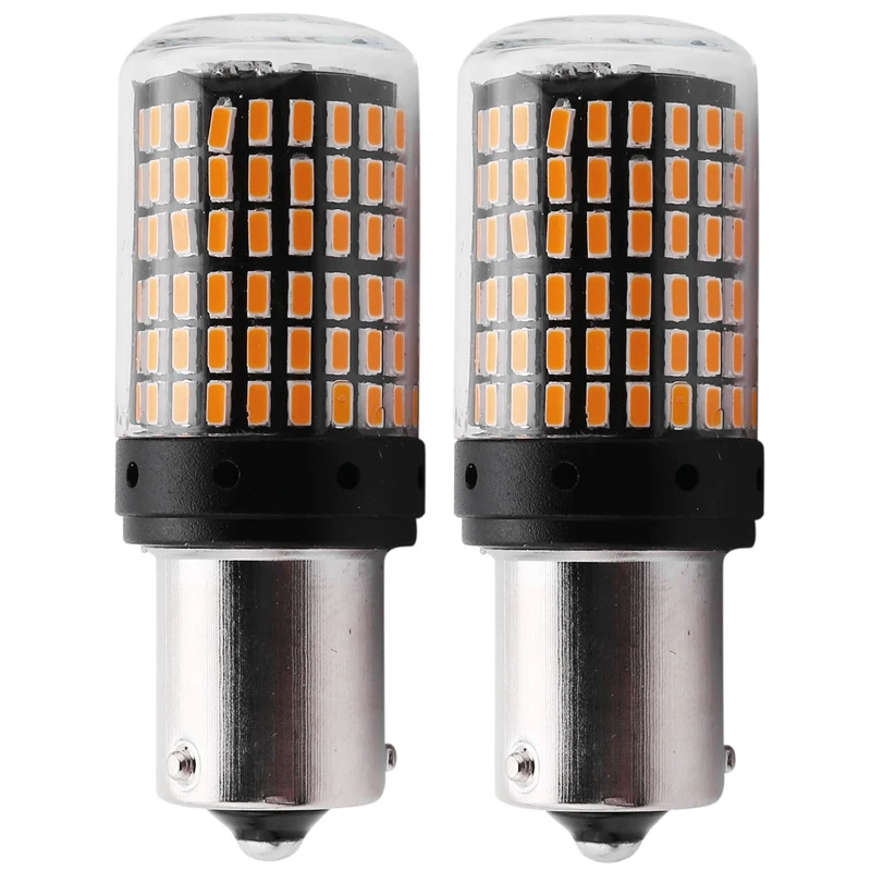 

2 шт. супер яркий нет Hyper Flash 1156 Canbus автомобиля светодиодный светильник Ba15S P21W 144Smd 3014 автомобильные светодиоды с чипом светодиодный поворотник обратный задние фонари светильник л