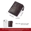 Fashion Men Leather Wallet Short Style High Quality Zipper Coin Pocket Slim Male Purses With Card Holder Portomonee Carteria ► Photo 3/6