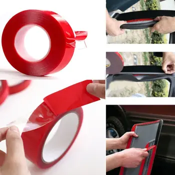 

1pc Car Adhesive Foam Tape waterproof and high elastic High grade transparency Heat Resistant Double-sided Adhesive Car Sticker