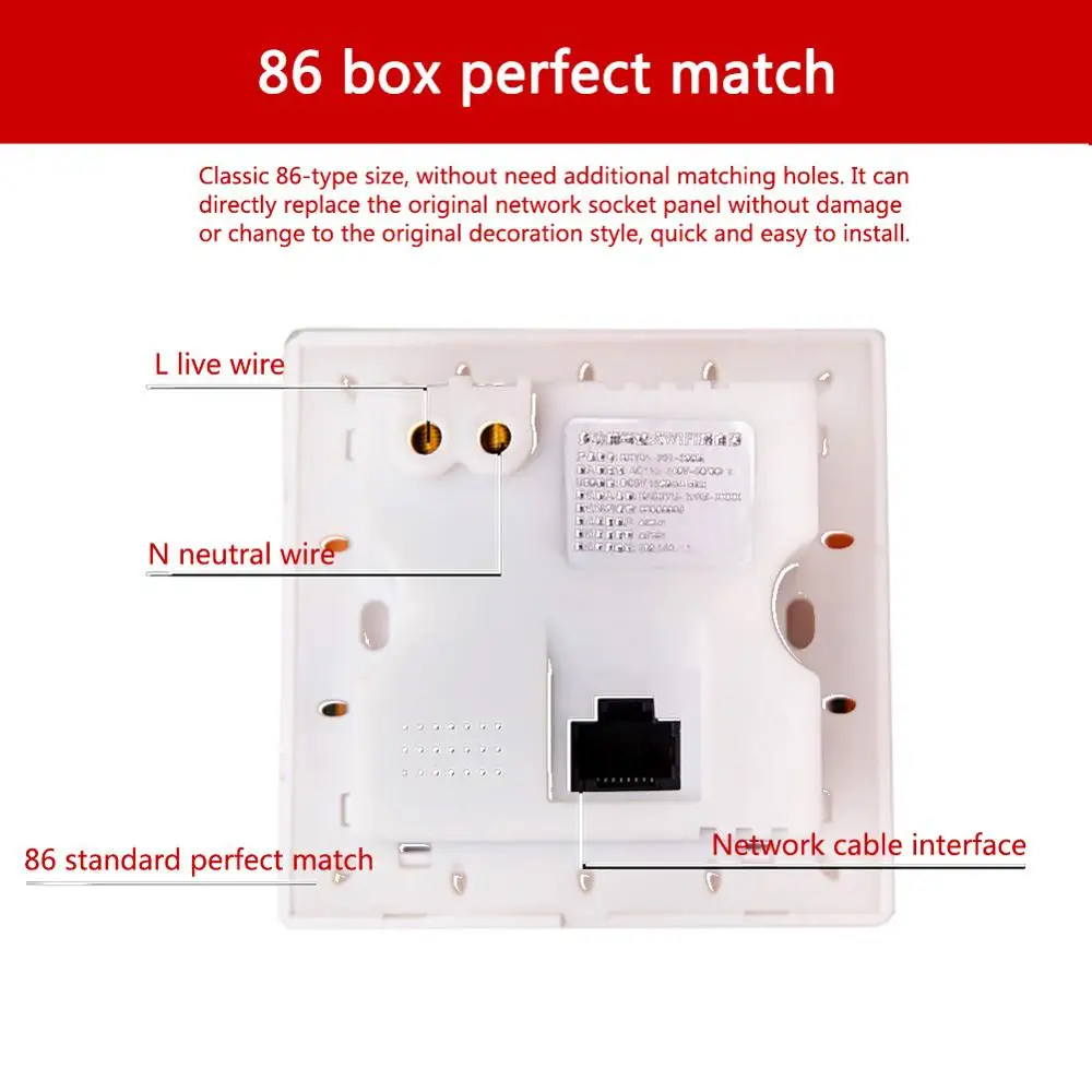 Умная настенная розетка 1 шт. белый/золотой/черный|Электрические розетки| |
