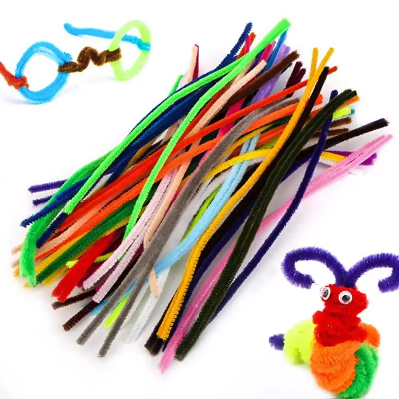 200 шт. ручной работы DIY Развивающие игрушки Мягкий фетровый стержень плетеная проволока детские палочки красочные крученые стержни ремесленные игрушки