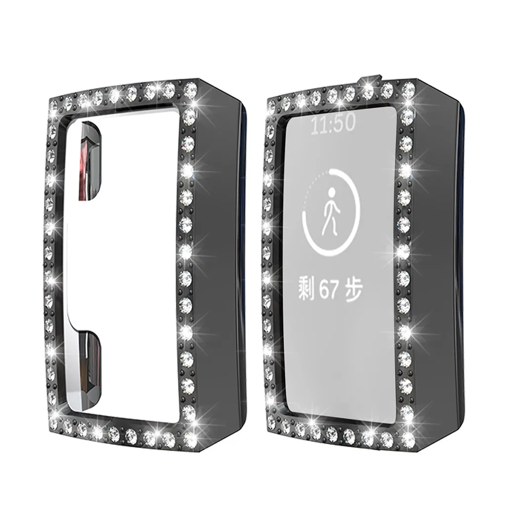 

Ultra-Slim Luxury Crystal Screen Protector Cover Protector For Fitbit charge 3