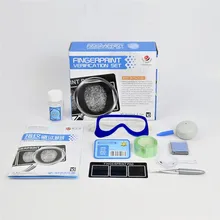 Детская отпечатка набор игрушек своими руками науки судебных эксперимент обучающая игрушка отпечатков пальцев набор игрушек Обучающие игрушки
