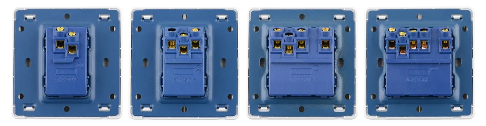 Description Picture 5 of itemUniversal Wall Light Switch And UK Wall Electrical Sockets With Standard Double Usb Socket 110-250V White Plastic Panel Outlets