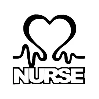 

Car Styling Heartbeat Nurse Waterproof Car Body Sticker Body Window Sticker Auto Decal Styling Accessorices