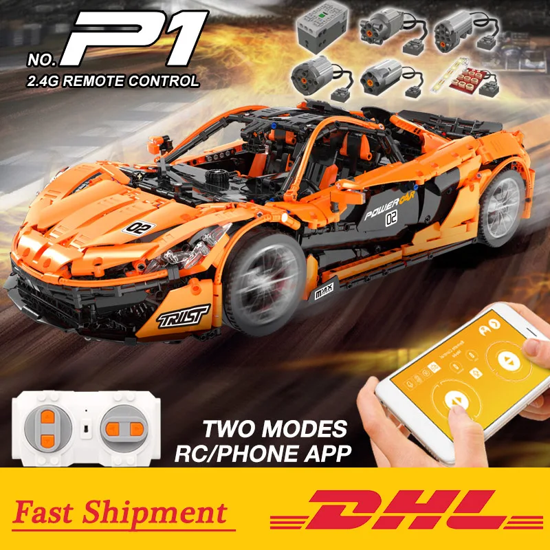 20087 приложение пульт дистанционного управления McLaren P1 hypercar 1:8 Technic Lepinblocks
