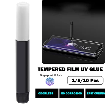

Full Adhesive Tempered Glass Screen Protector Adhesive 3D Curved Tempered Glass Film UV Liquid Adhesive Glue UV Tempered Glass