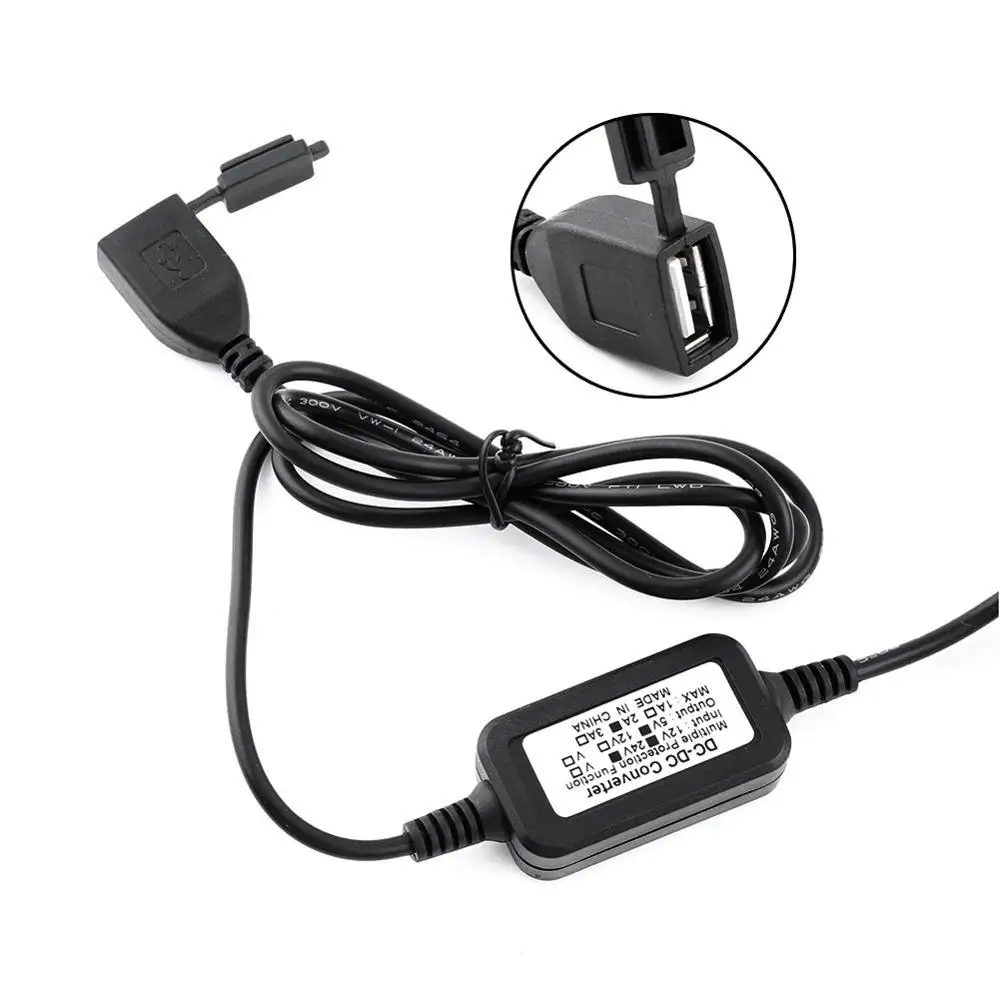 12V 24V скрытое водонепроницаемое USB зарядное устройство разъем питания двигателя