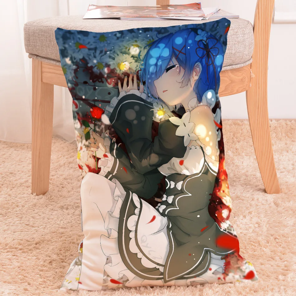 

REM Pillow Zero-Based Different Anime Pillow Case REM World by Life Second Element Japan with Universal