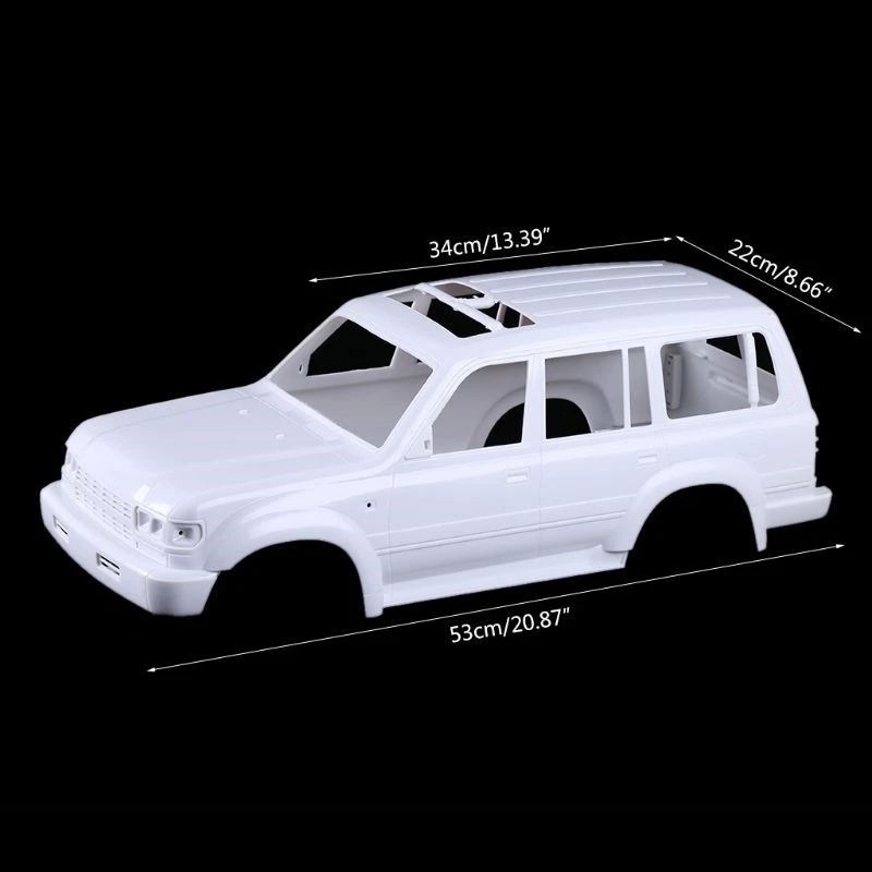 313 мм Пластиковый корпус RC автомобиль запасные части для 1/10 Land Cruiser LC80 Гусеничный